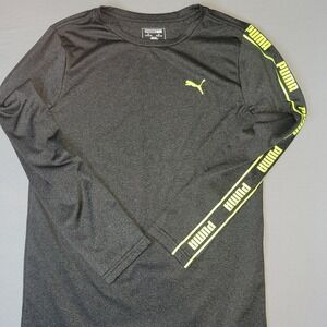 Puma boys Gray long sleeve shirt size X-large 18/20